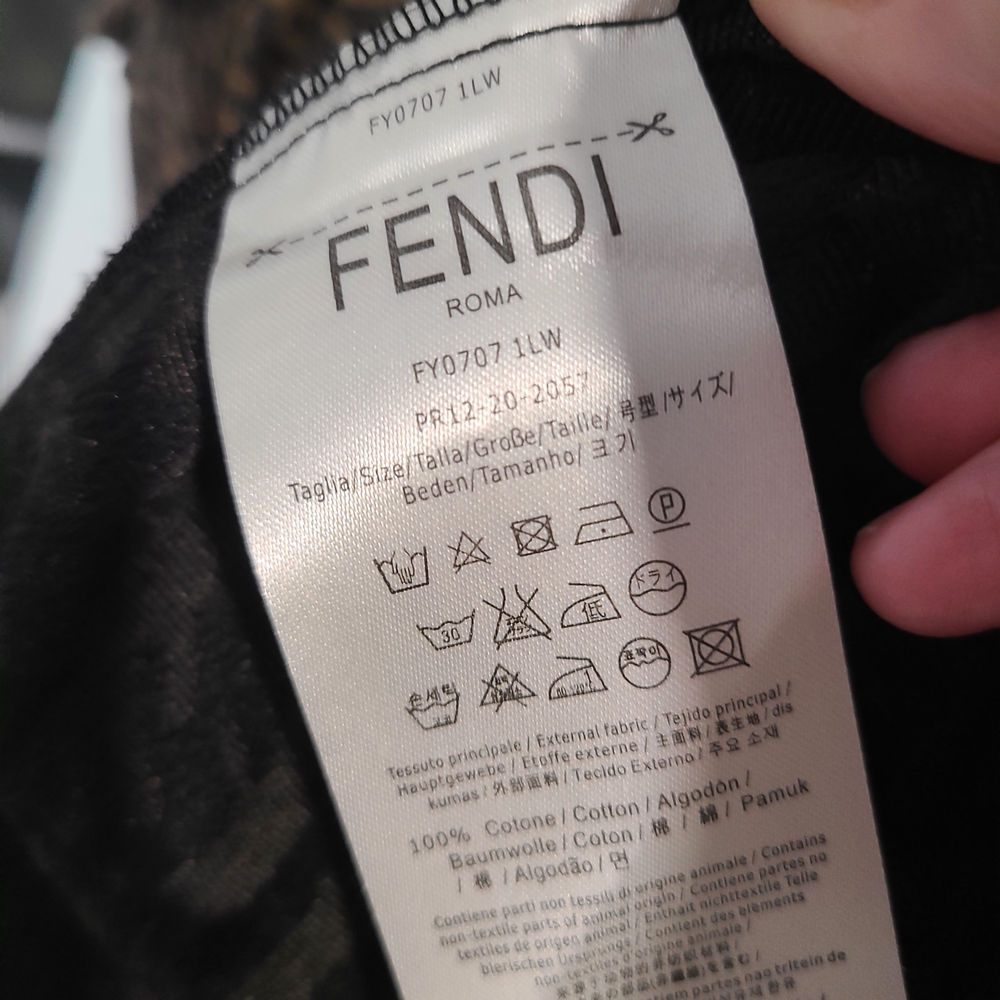 Fendi Black and Brown Convertible Men's Jacket - Picture 6 of 10